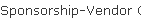 Sponsorship-Vendor Opportunites